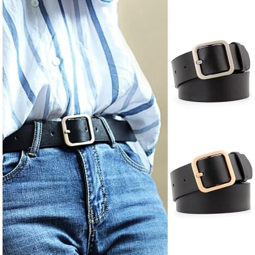 Womens Belt Lady Girl Leather Boho Metal Buckle Waistband Vintage Gift