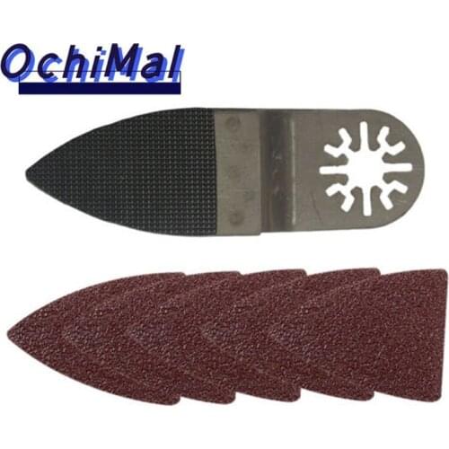 100pcs Polisher Triangular Mat Sanding Pads Finger Sanding Sheets Pads Oscillating Alumina Sander Paper