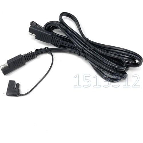 12V Sae to Sae Connector Plug 180CM Quick Disconnect Harness For Motorcycle Automotive Sae Power Extension Cable 18 AWG Dust Cap
