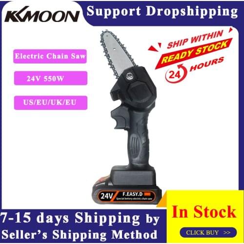 24V Lithium Battery Electric Pruning Saw Rechargeable Woodworking One-handed Electric Saw Garden Logging Mini Electric Chain Saw