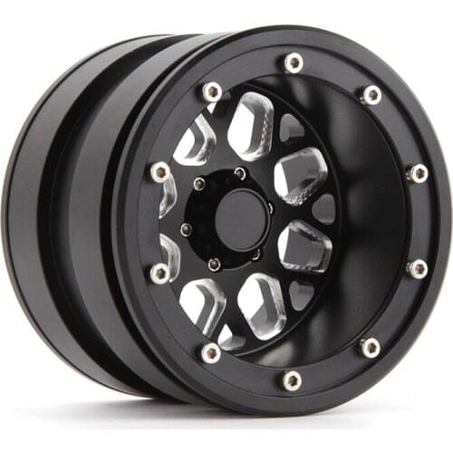 4pcs D1RC 2.2 Inch Sunflower Beadlock Wheel Rim For 1:10 1:8 Traxxas TRX-4 TRX4 RC4WD D90 D110 TF2 Axial SCX10 90046