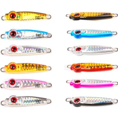 5PCS Deep sea Fishing Metal Jigging Jigbait Spoon Lure spoon Hook baits 15g 20g 25g 30g Free shipping