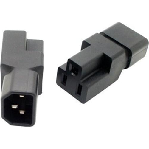 1000pcs IEC 320 C14 to Nema 5-15R power adapter,5-15R to C14