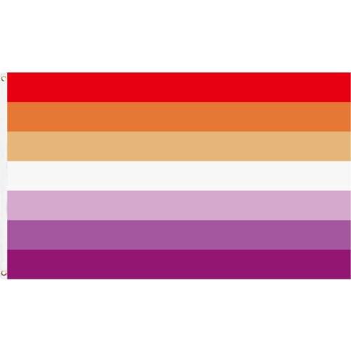 60x90cm/90x150cm Rainbow Gay Pride Flag 2x3ft/3x5ft Lesbian Sunset LGBT Banner