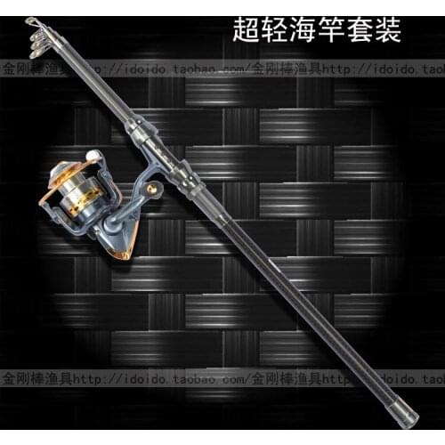 Black ultra-light carbon 2.1 2.4 2.7 3.0 meters pole fishing rod fishing tackle fishing tackle set