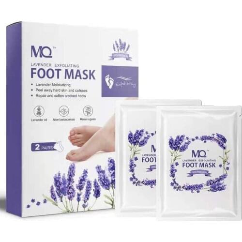 MQ 4pcs Herb Foot Mask Peeling Feet Skin Whitening Nourishing Remove Dead Skin Foot Renewal Lightening Glycerin Mask