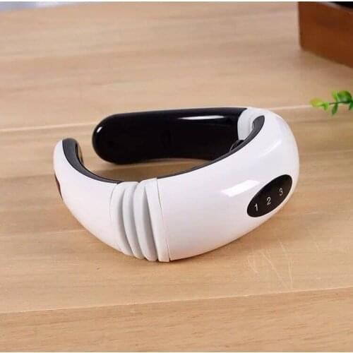 Hot Neck Massager & Pulse Back 6 Modes Power Control Far Infrared Heating Pain Relief Tool Health Care Relaxation Machine