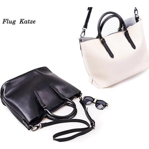 Multifunctional Women Shoulder Bag Made Of Leather High Quality Large Capacity Bags Elegant Lady Tote Handbag Black Pearl Blue