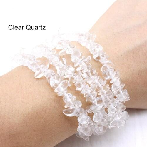 Natural Stone Irregular Clear Quartz Chip Gravel Beads For Jewelry Making Diy Bracelet Necklace 5-8mm Wholesale