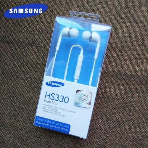 Samsung Earphones HS330 Headsets With Built-in Microphone 3.5mm In-Ear Wired Earphone For Samsung J5 J7 Huawei Xiaomi Smartphone