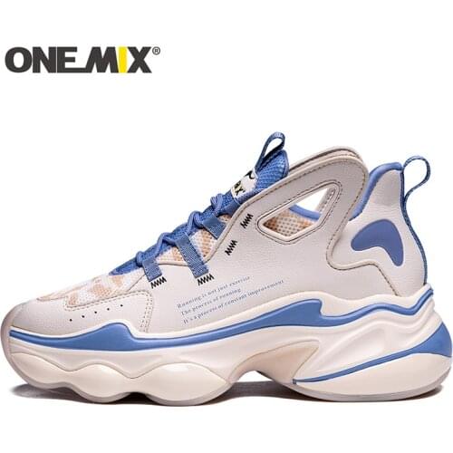 ONEMIX New Trend French Fashion Sneakers Lovers Shoes Mens Platform Punk Sneakers Steam Wave Womens Shoes Retro Running Shoes