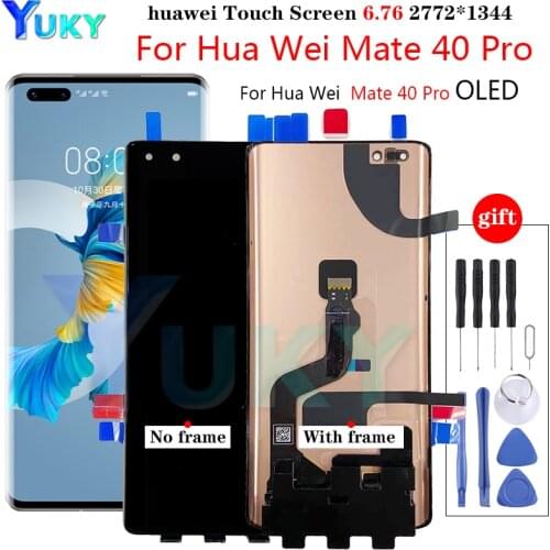 Original 6.76'' Display Replacement for Huawei Mate 40 Pro LCD Touch Screen Digitizer Assembly for Huawei Mate40 Pro LCD Screen