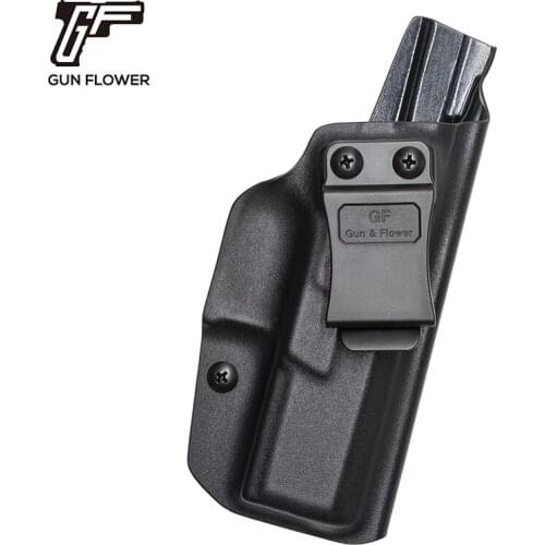 Gun&Flower IWB Kydex Concealment Holster with Belt Clip for CZ75 P10C Pistol Pouch Case