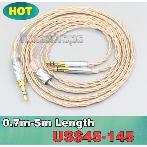 Silver Plated OCC Shielding Headphone Cable For Hifiman Sundara Ananda HE1000se HE6se he400i he400se Arya LN007078