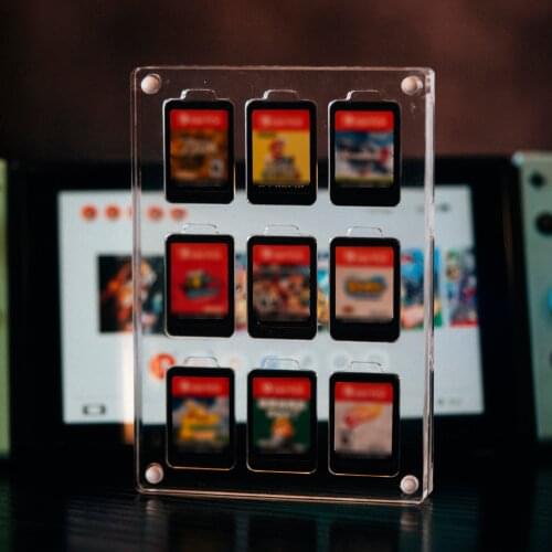 NS Switch Crystal Game Cards Case For Nintendos Switch Console Clear Transparent Game Card Cartridge Storage Box Hard Shell