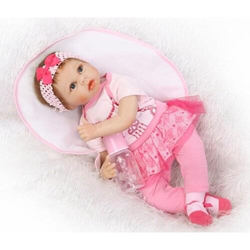 55cm Lifelike Doll Reborn Realistic Soft Silicone Vinyl Reborn Baby Dolls for Girls Kids Gifts