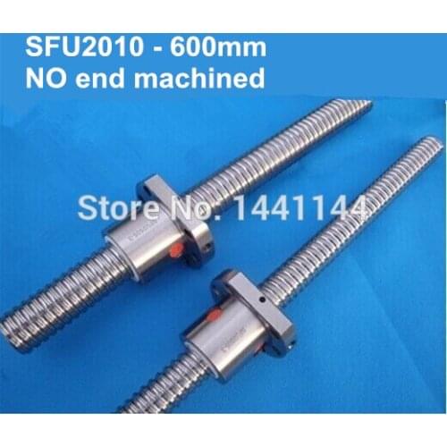 SFU2010 -600mm ballscrew with ball nut for CNC parts