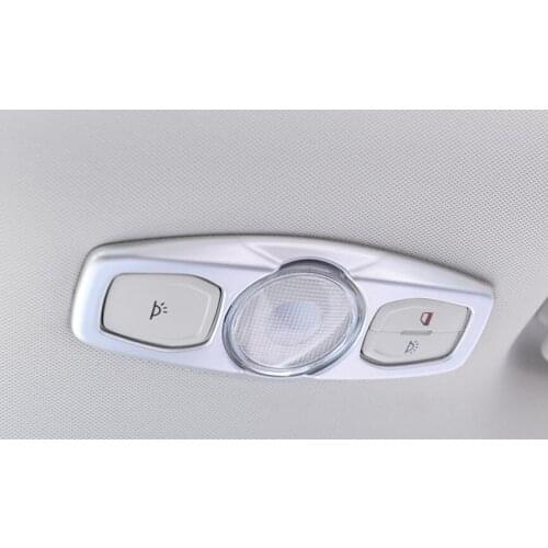 Car Styling Interior Accessories ABS Chrome Reading Lamp Light Cover for Ford Escape Kuga 2013-2016