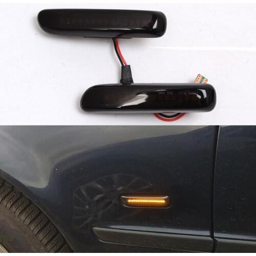 LED Side Marker Turn Signal Blinker Flowing Water Blinker Flashing Light For BMW E46 3er Limo Coupe Compact Cabriolet