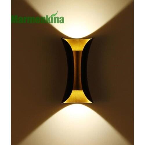 LED Wall lamp hotel bedside wall exterior light door post balcony up and down lighting Xiaoman waist lamp