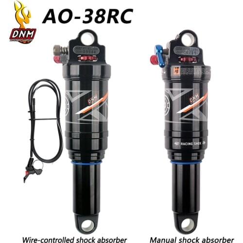 DNM AOY-38RC MTB Bicycle Rear Shock 165/190/200/210mm Wire ontrol/Hand Control Downhill Bike Coil Rear Shock AOY-36RC Shocks