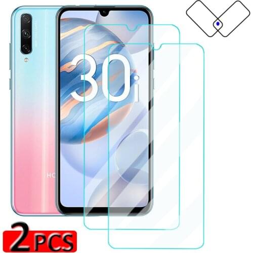 2 pcs Honor30i Protective Glass for Huawei Honor 30i Honor30 i Screen Protector On Honor 30i 30S View30 V30 Pro 9H Tempered Film