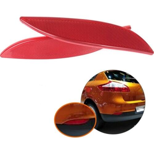 2PCS Rear Bumper Reflector Light Lens / Left&Right Side 265600004R For MK3