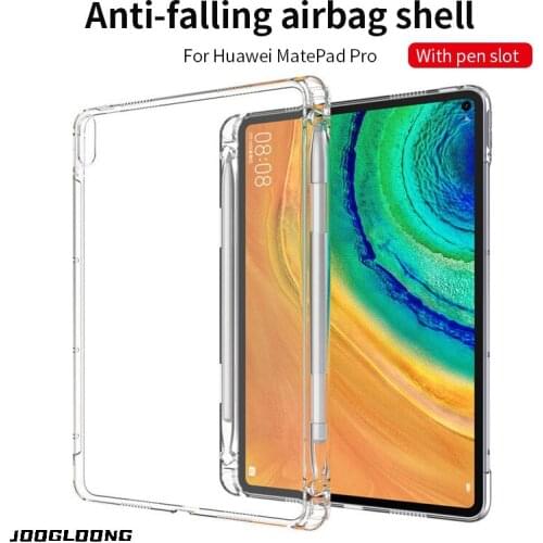 Tablet case With Pen Holder For 2020 Huawei MatePad 10.4 inch TPU Soft back cover for MatePad 10.4 2020 BAH3-AL00 BAH3-W09 Case