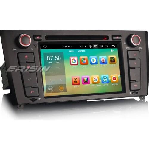 Erisin EU Stock 8140 7" Android 10.0 CarPlay & Auto GPS 4G DAB DSP Car Video for BMW 1 Serie E81 Hatchback E82 E88 Convertible C