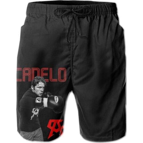 Male Shorts Causal R257 Breathable Quick Dry Funny Noveltybasketball Saul Canelos Alvarez Mexico Boxing T Shirt Graphic