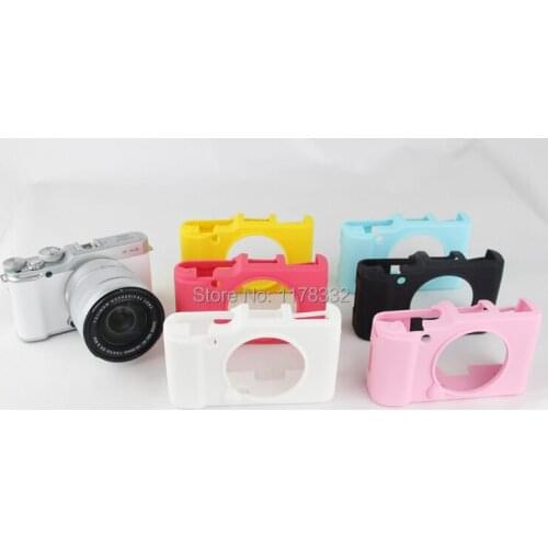 Nice Soft Silicone Rubber Camera Protective Body Cover Case Skin Camera bag strap for FujiFilm Fuji X-M1 X-A1 X-A2 XM1 XA1 XA2