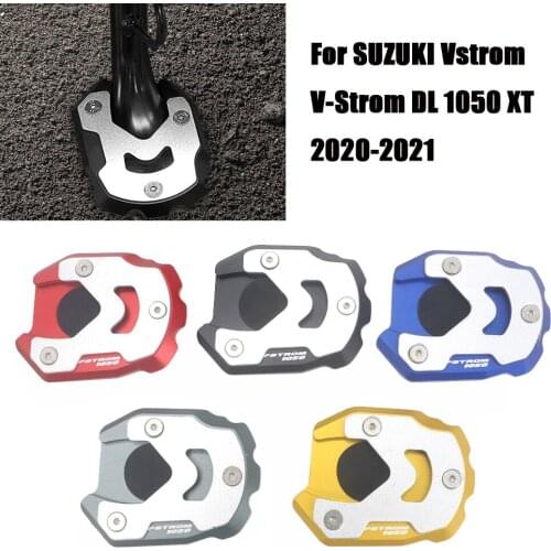 NEW Motorcycle For SUZUKI DL1050 V-Strom DL1050XT VStrom 2020- Kickstand Foot Side Stand Extension Pad Support Plate