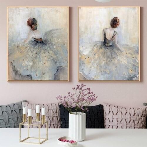 Pretty Girl In Wedding Dress Poster Nordic Style Canvas Prints Wall Art Canvas Painting for Living Room Bedroom Home Decoration