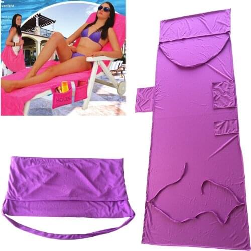 Swimming Towels Lounger Mate Beach Towel 73*210cm 100% cool Sunbath Lounger Bed Holiday Garden Beach Chair Cover Towels