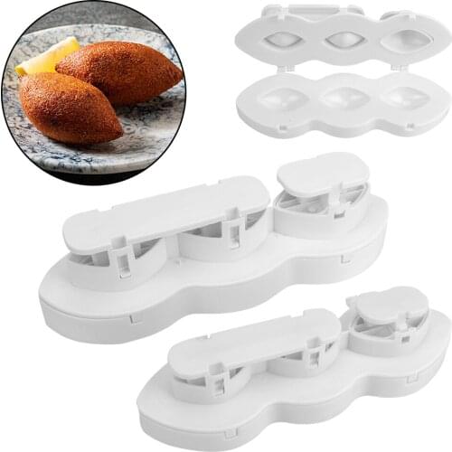 Meatball Maker Kitchen Tool Meat Pie Patty Maker Minced Meat Processor Manual Kibbeh Meatloaf Mold