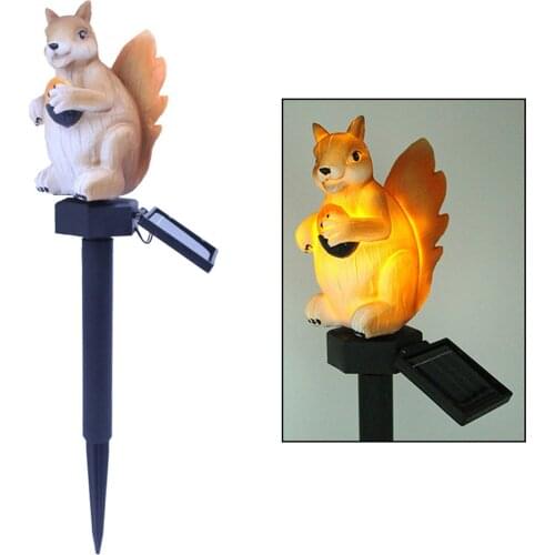 Solar Powered Garden LED Light Lamp Garden Animal Decor