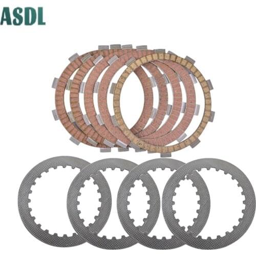Steel and Friction Clutch Plate Set For Honda XL250 XL250R XR250R XR250 XL XR 250 VT125 VT125C Shadow XLV125 Varadero VT XLV 125