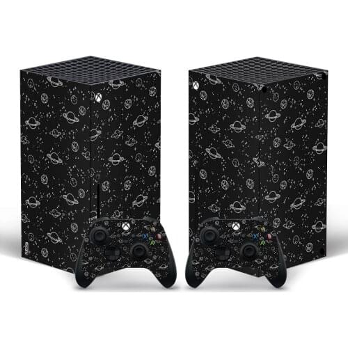 Space Style Xbox Series X Skin Sticker for Console & 2 Controllers Decal Vinyl Protective Skins Style 1
