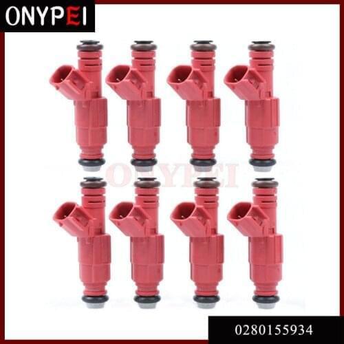 8pcs/lot Fuel Injector 0280155934 For Dodge Dakota Durango Ram 1500 2500 3500 5.9L