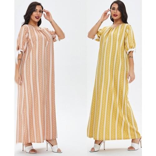 UCN Ramadan Eid Muslim Abaya Dubai Arabic Hijab Dress Turkey Dresses For Women Islam Clothing Robe Longue Djelaba Femme Kaftan