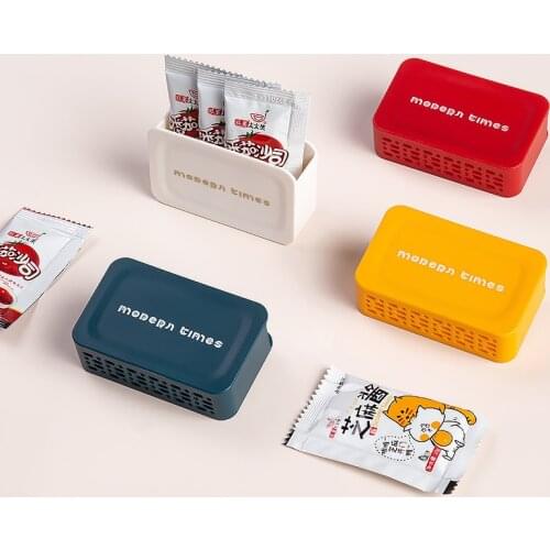 Storage Box Refrigerator Side Door Hanging Small Sauce Bag Office Supplies Stationery Removable Finishing Box