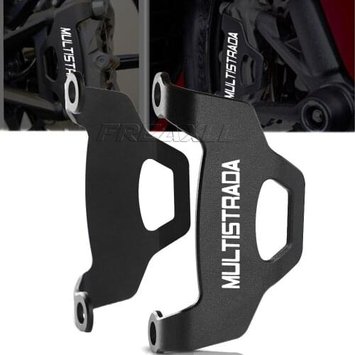 Motocycle Front Disc Brake Caliper Guard Cover Protector For Ducati Multistrada 1260 Enduro Pro Left & Right 2016 - 2021 2020 19