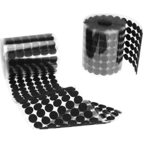 10mm 100 Pairs Dots Magic Sticker Hook And Loop Double-sided Strong Self Nylon Adhesive Tape Snap Button Sewing Tools