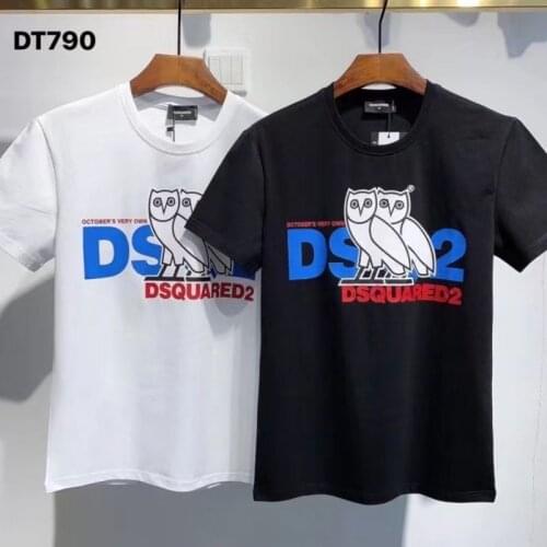 2021 Fashion Trend DSQ2 Mens Premium Print Short Sleeve DT577