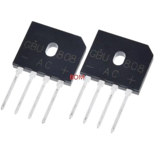 5Pcs GBU808 800V 8A power Diode Bridge Rectifier