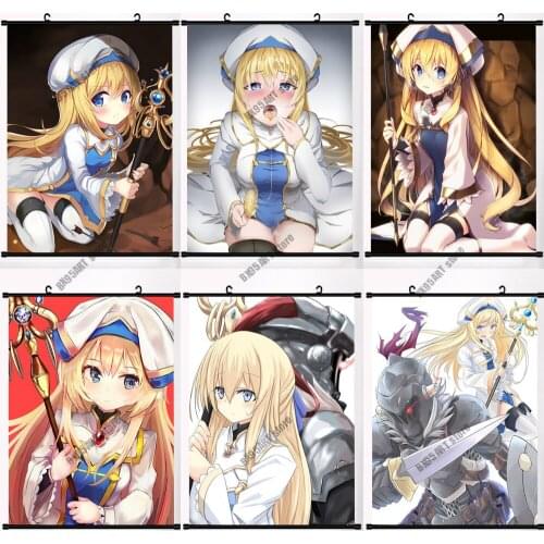 Anime Diamond Painting Goblin Slayer Sword Maiden Priestess Diamond Embroidery Full Square Mosaic Cross Stitch Kits Home Decor