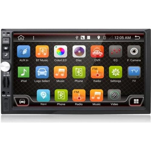 7" 2 Din Universal Car Radio 4 core NO DVD Android 10.0 Android 9.0 quad core GPS BT ATV RDS AUX Multimedia Audio Stereo