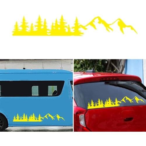 Tree Forest Car Sticker Creative Pattern for Cover Vehicle Outside Annoy Scratch