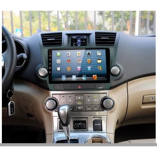 10.1 Inch Car Fascia For Honda Highlander 2009-2014 Fascias Audio Fitting Adaptor Panel Frame Kits Car DVD Frame Dashboard