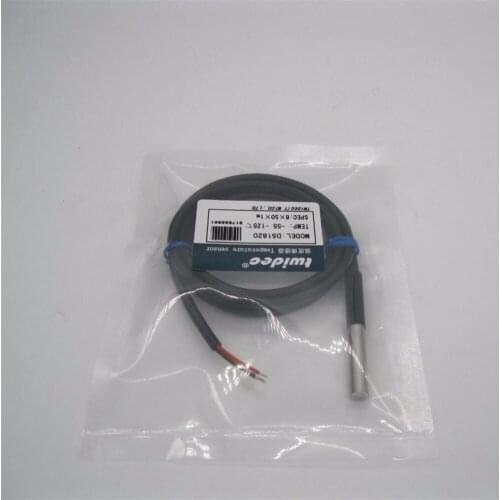 1PCS DS1820 Stainless steel package Waterproof DS18b20 temperature probe temperature sensor switch 18B20 For Arduino